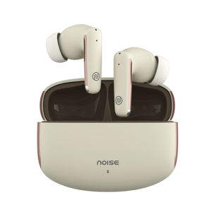 Noise Buds Venus Earbud Wireless Earphone, Active Noise Cancellation, 10 mm Driver, Upto 40 hrs of playtime, Quad mic with ENC, Instacharge, Lunar Ivory