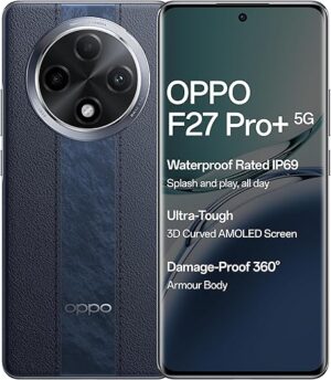 OPPO F27 Pro+ 5G (Midnight Navy, 8GB RAM, 256GB Storage) | 6.7" FHD+ AMOLED Toughest 3D Curved Display|64MP AI Featured Camera|IP69 | 67W SUPERVOOC| with No Cost EMI/Additional...