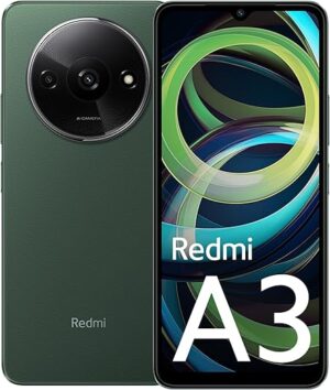 Redmi A3 (Olive Green, 6GB RAM, 128GB Storage) | Premium Halo Design | 90Hz Display | Powerful 4G G36 Processor