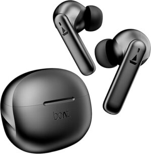 boAt Airdopes 170 TWS Earbuds with 50H Playtime, Quad Mics ENxâ„¢ Tech, Low Latency Mode, 13mm Drivers, ASAPâ„¢ Charge, IPX4, IWPâ„¢, Touch Controls & BT v5.3(Classic Black)