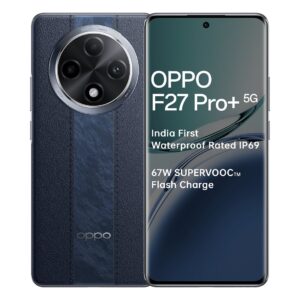 Oppo F27 Pro+ 5G Dual Sim Smartphone (8GB RAM, 256GB Storage) 6.70 inch OLED Curved Display | MediaTek Dimensity 7050 (Midnight Navy)