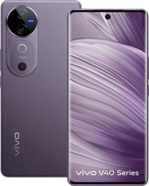 Vivo V40 5G Smartphone (Lotus Purple, 8GB RAM, 128GB Storage)