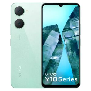 Vivo Y18 4G Smartphone (4GB RAM, 64GB Storage) 6.56 inch LCD Capacitive Multi-Touch Display, MediaTek Helio G85 Processor (Gem Green)